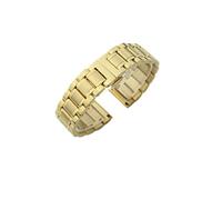 INEOUT Montre Bracelet Bracelet Acier Inoxydable 12 14 15 16 17 18 19 20 21 22 23 24mm Montre Bracelet Montre(Golden,19mm)