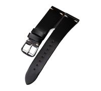 INEOUT Montre En Cuir Faite À La Main 18 19 20 21MM Rétro Ultra-mince Compatible Avec Un Bracelet Antique, Convient Au Style Doux De La Montre For Hommes(Brack,18mm)