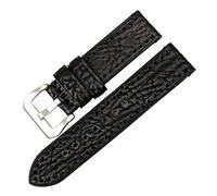 INEOUT Nouveaux Accessoires De Montre 20 22 24 26mm Bracelets De Montre En Cuir De Vache Italien Bracelet De Montre Marron Compatible Avec Le Bracelet De Montre Fossil(Black S,20mm)