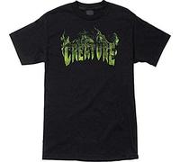 InEoutmdc Creature Skateboards Inferno Men T-Shirt Short Sleeve Size S