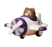 Inercia Car Avion Drive Jouet de véhicule poussant de dessin animé Main de développement précoce Avion de jeu éducatif Résistant aux chocs Cadeau d'apprentissage amusant