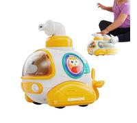 Inertia Animal Car For Kids - Cartoon Press And Go Toy With Whistle For Toddler Fun, Preschool Learning Motion Play, Véhicule À Moteur Pour Les Épreuves De Plein Air Rassemblage De La Famille De Noël