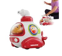 Inertia Animal Car For Kids - Cartoon Press And Go Toy With Whistle For Toddler Fun, Preschool Learning Motion Play, Véhicule À Moteur Pour Les Épreuves De Plein Air Rassemblage De La Famille De Noël