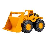 Inertia Toy Truck - 20,5 * 17 * 10cm De Couleur Jaune, Petit Véhicule De Chargeur De Conduite | Mini De Construction Éducative Pour Les Tout-petits Jeunes , Machine De Jeu Durable, Utilisation
