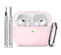 Inesore Compatible with AirPods Pro 1st/2nd Case - Pale Pink-A