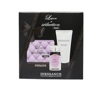 Inessance Paris - Coffret cadeau Leçon de Séduction Intense - Eau de Toilette pour Femme - Parfum Boisé et Gourmand - Eau de Toilette 50ml et Crème Mains 100ml - Fabriqué en France