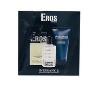 Inessance Paris - Coffret Eros Legend pour Homme - Eau de Toilette 100ml + Gel Douche 150ml - Famille Olfactive Fougère Boisée - Senteur Virile et Authentique