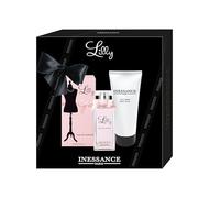 Inessance Paris - Coffret Parfum Femme 50ml + Lait Corps 100ml - Senteur Orientale Vanillée - Parfum Irrésistible et Séduisant - Notes de Mandarine et Vanille