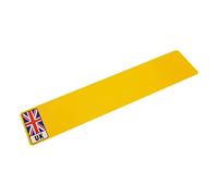 Inex Plaque d'immatriculation arrière standard UK MOT pour voiture, camionnette, drapeau Union Jack Y-UK-UJ-STD-NP