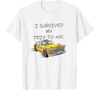 iNexTech T-shirt « I Survived My Trip to NYC », blanc, S