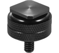 INF 1/4 Vis double en alliage d'aluminium, noire, 2,7x2,3x1,8cm, pour caméras, 2 pièces