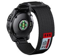 INF 1 bracelet de montre en nylon compatible avec Garmin Fenix 8, fenix6, 7x pro - Avec fermeture