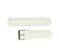 INF 1 bracelet de montre en silicone blanc pour montre intelligente Garmin Vivoactive - Avec boucle, 12 x 9 cm