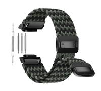 INF 1 bracelet de rechange en nylon tressé compatible avec G-SHOCK Casio GA2100 GA110 - Fermeture magnétique - 22,5 x 2,2 cm