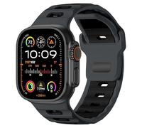 INF 1 bracelet élégant en silicone compatible avec Apple Watch 42, 44, 45, 46, 49 mm - 23 x 1,4 cm