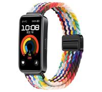 Bracelet Magnétique Tissé en Nylon Compatible avec Huawei Band 8/9/10 - Options Multicolores MultiColor