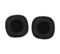 INF 1 paire de coussinets en peau d'agneau pour casque Bluetooth Marshall III - Noir - 7 x 7 cm