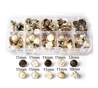 INF 100 boutons à coudre en fausses perles. Multicolore Modèle 3