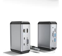 INF 12in1 Adaptateur Hub USB-C avec HDMI, VGA, Ethernet et plus encore