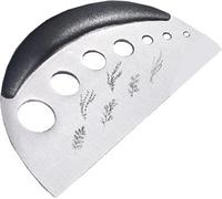 INF 2 in 1 stainless steel herb slicer Kitchen gadget black