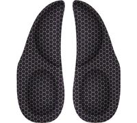 INF 2 paires d'inserts de talonnette en gel pour fasciite plantaire Noir L