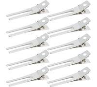 INF 20 pcs Hair Clips - Clips de coiffage en métal avec double pointe Silver