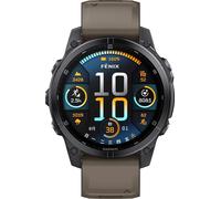 INF 22 mm Quick Release Silicone Strap for Garmin Fenix 8 47 mm Brown