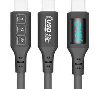 INF 240W USB4 Digital Display Cable - 40 Gbps Data & 8K Video 0.5m