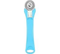 INF 28mm Cutter rotatif avec lame en acier au carbone pour couper le tissu Bleu