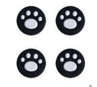 INF 4-Pack Paradise Switch 2 Protection Joystick - Adorables Grips de Pouce en Silicone Patte de Chat Blanc + Noir