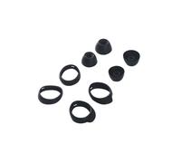 INF 4 paires Écouteurs en Silicone Remplacement pour Samsung Galaxy Buds Le noir
