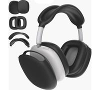 INF 4-Piece Silicone Protective Case for AirPods Max Black (étui de protection en silicone pour AirPods Max)