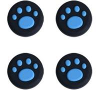 INF 4 Pièces Paradise Switch 2 Protecteur Joystick - Adorables Pattes de Chat Bleu + Noir