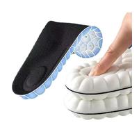INF 4D Sports Semelles intérieures en mousse à mémoire de forme en polyuréthane respirant absorbant les chocs, antibactériennes, contrôle des odeurs, support de pied réglable, tailles S à 4XL
