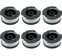 INF 6-pack de bobines avec fil pour coupe-herbe Black & Decker noir
