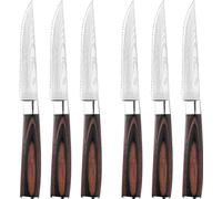 INF A1-001 Set de couteaux à steak (6 pièces) avec coffret cadeau