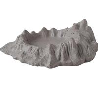 INF Abreuvoir et mangeoire en ciment pour reptiles,Reproduction terrarium Gris
