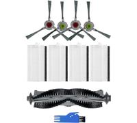 INF Accessoires de pièces de Rechange pour Airrobo P20, Accessoires pour aspirateur Robot, Accessoires de Nettoyage en Profondeur, 4 x filtres, 4 x brosses latérales, 1 x Brosse Principale