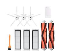 Kit de pièces détachées pour robot aspirateur Mi Roborock - INF - 10 pièces - Noir et Rouge
