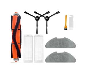 INF Accessoires de pièces de Rechange pour Xiaomi Robot Vacuum Mop 2 Lite/Mop 2 Pro, 1x Brosse Principale, 2X Filtre, 2X Brosse latérale, 2X Chiffon d'essuie-Glace, 1x Brosse de Nettoyage
