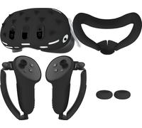 INF Accessoires Meta Quest 3, couvercle de poignée de contrôleur, couvercle facial Le noir