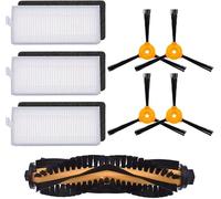 INF Accessoires pièces de Rechange pour Ecovacs DEEBOT 600/601/605 DO3G-KTA, Accessoires pour aspirateur Robot, 1 x Brosse Principale, 4 x brosses latérales, 3 x filtres HEPA