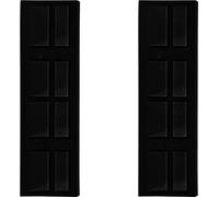 INF Accessoires pour aspirateur robot - Rampes de seuil (lot de 2) Le noir