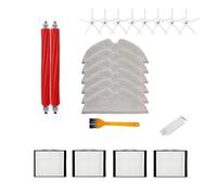 INF Accessoires pour aspirateur robot Roborock Q7 Max et Q7 Plus, 2 brosses principales, 6 chiffons, 8 brosses latérales, 4 filtres, 2 brosses de nettoyage