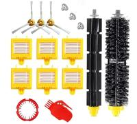 INF Accessoires pour iRobot Roomba 760/770/772/774/775/776/780/782/785/786/790,1 brosse principale (rouleau brosse), 1 brosse en caoutchouc, 6 filtres HEPA, 3 brosses latérales, 3 vis