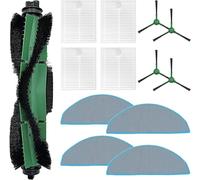 INF Accessoires pour iRobot Roomba Combo Essential Y0112 Pièces de rechange, 1 brosse, 4 filtres, 4 brosses latérales, 4 chiffons