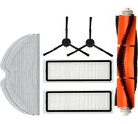 INF Accessoires de pièces de rechange pour Xiaomi Mijia 1C / 2C / Dream F9 / Mop 2 Pro Plus, 1 x brosse principale, 2 x filtres, 2 x brosse latérale, 2 x chiffon de vadrouille