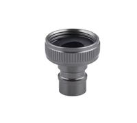 INF Adaptateur de robinet de machine à laver fileté 25 mm Gris