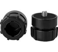 INF Adaptateur de rotule noir en ABS pour support de smartphone 17mm 1/4 vis