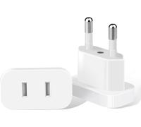 INF Adaptateur de Voyage Européen Standard Blanc 4.0mm